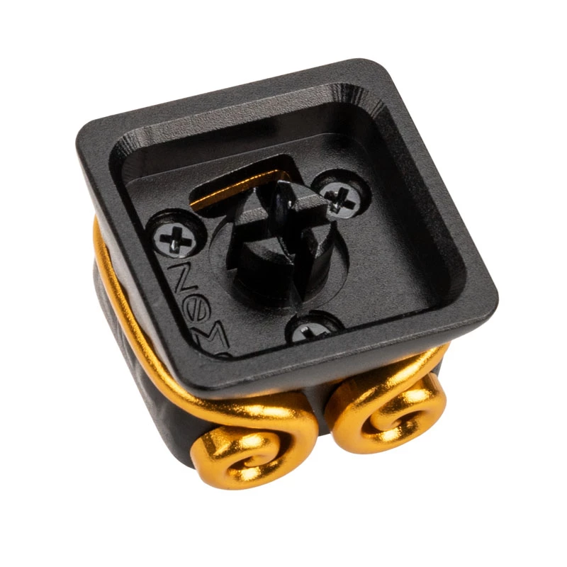 Aluminiowy Keycap ZOMOPLUS WUKONG — czarno-złoty, pojedynczy mechaniczny keycap