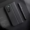 Dux Ducis Dux Ducis Hivo skórzany portfel z klapką z naturalnej skóry etui na karty i dokumenty Samsung Galaxy S22+ (S22 Plus) czarny