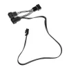 Kabel rozdzielający PWM do wentylatorów Kolink 1-do-3, 4-pin PWM, 0,35 m