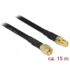 DeLOCK 15m kabel koncentryczny CFD200 SMA