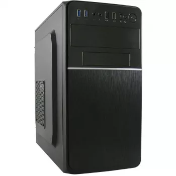 LC Power 2015MB - Wieża - micro ATX - bez zasilacza - Czarny - USB/Audio (LC-2015MB-ON)