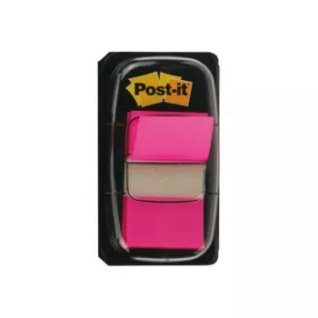 3M Post-it Index Różowy, wąski, 50 samoprzylepnych pasków, wymiary 25,4 x 43,2 mm, w jednorazowym dozowniku (I680-21)