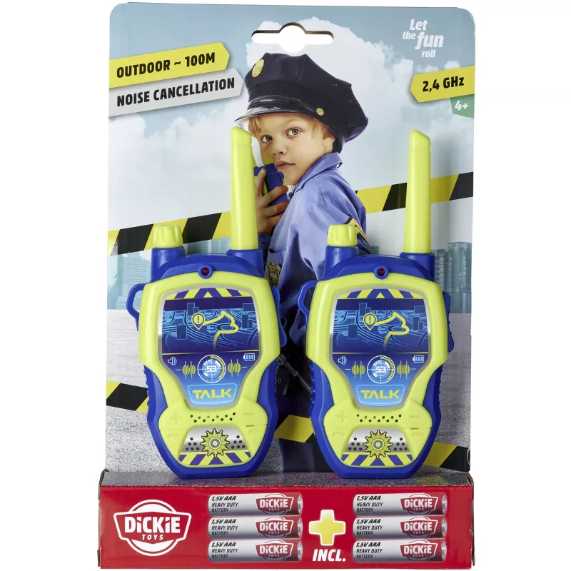 Zestaw walkie-talkie Dickie Police 2.4 GHz, 2 sztuki, model 201118197
