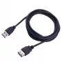 Kabel przedłużający USB A męski - USB A żeński SBOX 2m