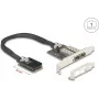 Karta sieciowa DELOCK Mini PCIe I/O 95281 z 2× SFP Gigabit LAN
