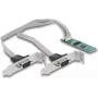 Karta DeLOCK M.2 na 2 x szeregowy RS-232 DB9 PCIe 2.1
