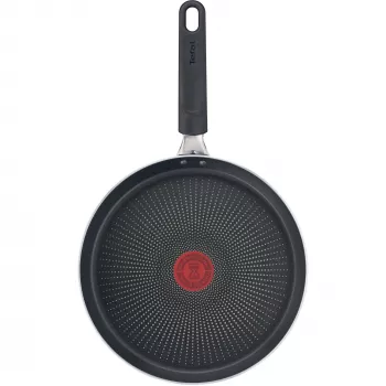 Patelnia do naleśników Tefal Resist Intense D52210 okrągła 25 cm czarna czerwona