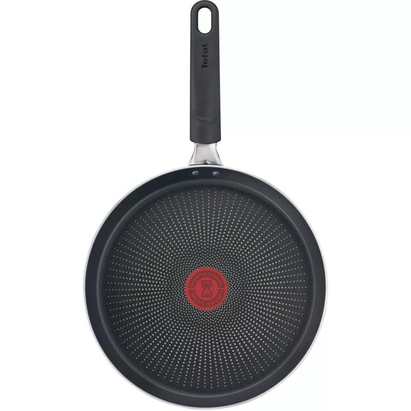 Patelnia do naleśników Tefal Resist Intense D52210 okrągła 25 cm czarna czerwona