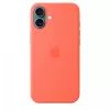 Etui silikonowe iPhone 16 Plus z MagSafe - Tangerine