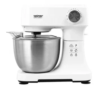 Mikser planetarny Zelmer ZKR1340 - 600 W, misa 3,5 l, biały