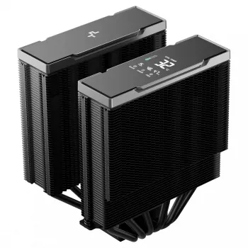 Chłodzenie powietrzne DeepCool AK620 G2 Digital NYX, wentylator 120 mm, maks. ciśnienie powietrza 2,78 mmH2O, 144×127×159 mm, czarny