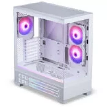 PHANTEKS XT View Matrix Obudowa PC, Midi-Tower, E-ATX, Szkło Hartowane, Matrix LED - Biała (PH-XT523VM1_DWT01)