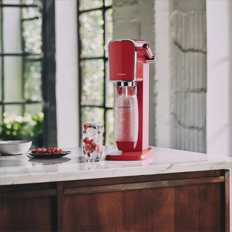 Satuator SodaStream Art Mandarin czerwony 1L Butelka do gazowania
