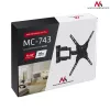 Maclean Mc-743 - Uchwyt VESA do monitora/TV, 13-50 cali, czarny, 30 kg