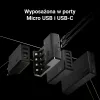 Ładowarka do akumulatorów zielony Cell GC VitalCharger USB, 4 gniazda, AA/AAA, zasilana przez USB, czarna