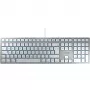 Klawiatura CHERRY KC 6000 cienki FOR MAC biurowa USB QWERTZ niemiecka srebrna