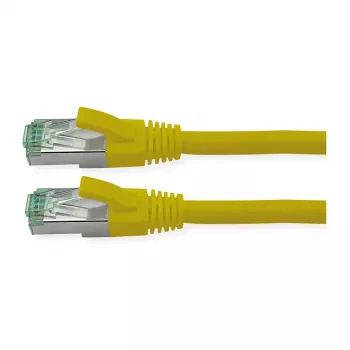 Kabel sieciowy ROLINE Recycled Material 21.45.3228 RJ-45 Cat6a 15 m żółty