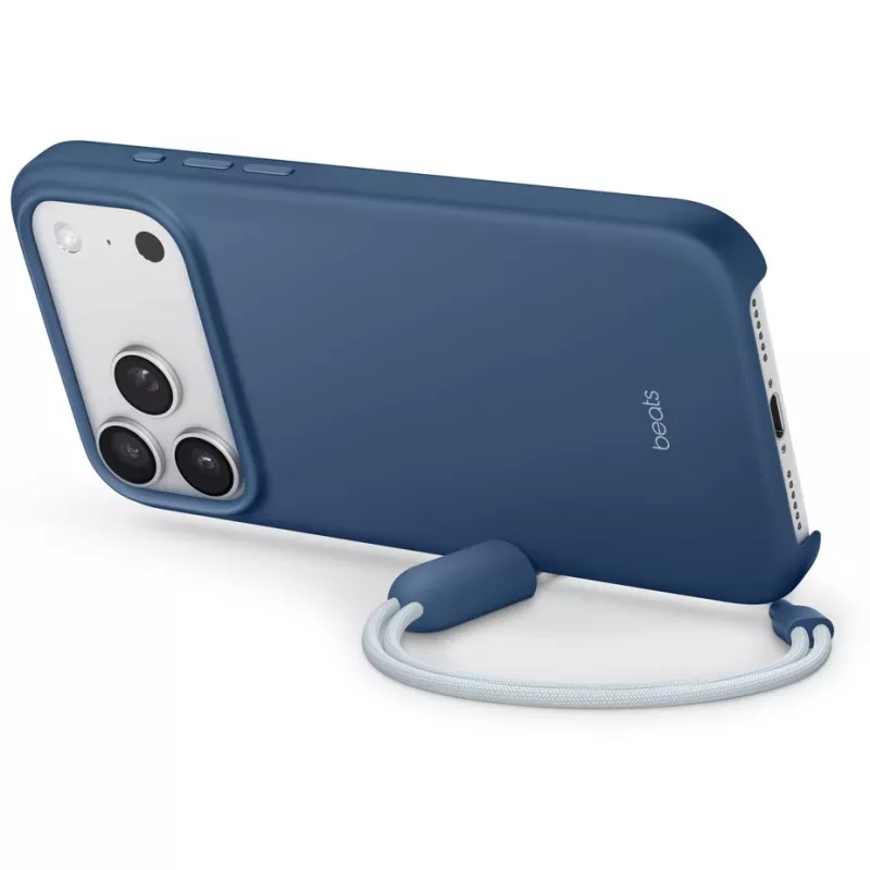 Etui Beats iPhone 17 Pro Max z podstawką i MagSafe oraz sterowaniem aparatem – Bedrock Blue