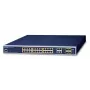 PLANET GS-4210-24PL4C - Switch - managed - 24 x 10/100/1000 (PoE+) + 4 x Combo Gigabit-SFP - Desktop, rack-mountable - PoE+ (440 W) (GS-4210-24PL4C)