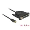 Kabel równoległy DeLOCK 62980 Czarny 1.8 m