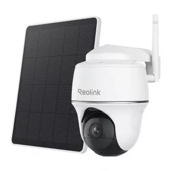 Reolink Argus Series B420 Zasilana baterią kamera bezpieczeństwa WiFi z panelem słonecznym Lite (BWPT2K01SPW)