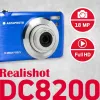 Agfa Photo DC8200 Niebieski + Etui + Karta SD 16GB