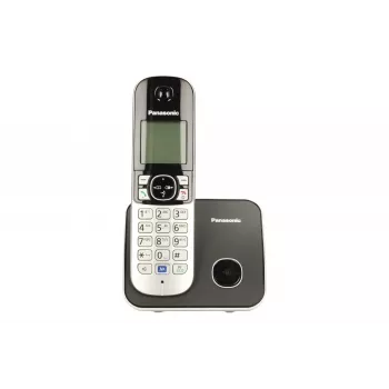 Telefon DECT Panasonic KX-TG6811 z identyfikacją rozmówcy, czarny
