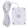Listwa zasilająca MACLEAN MCE388 W — 2 gniazda, 3×USB, 110–240V, 2500W, kabel 3 m, biała