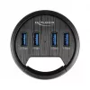 Koncentrator USB DeLOCK 64153 Type-A 5000 Mbit/s Czarny