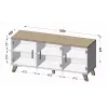 Cama sideboard LOTTA 150 3D wotan oak + mat Czarny