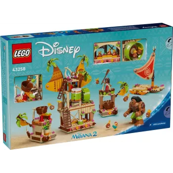 LEGO Disney Kakamora Barge playset 43258 — 572 elementów, 2 minifigurki, dla dzieci od 7 lat