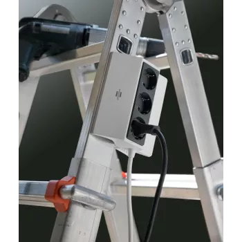 Brennenstuhl 1150070, 3 m, 3 wyjścia AC, do zastosowań wewnętrznych, IP20, antracytowy, biały, 16 A
