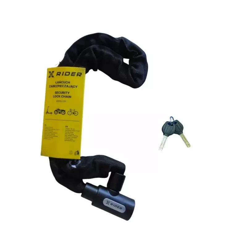 Łańcuchowy zamek rowerowy MANTA XR00LC01 6x900mm