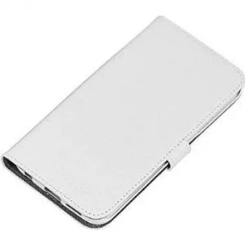 Nevox ORDO - Etui z klapką do telefonu komórkowego - Sztuczna skóra PU - Szary, Biały - do Samsung Galaxy S6 edge