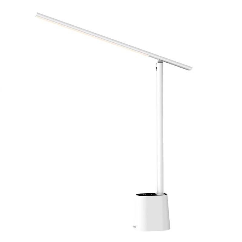 Lampa biurkowa Baseus Smart Eye Składana Akumulatorowa Biała — składana lampa biurkowa LED, akumulator, regulowane ramię i głowica