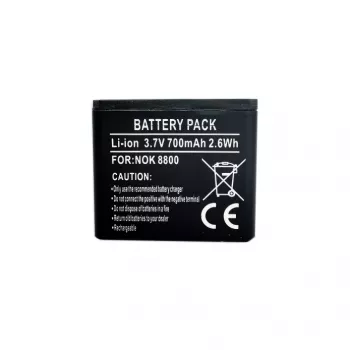 Bateria zamienna cyfrowa do Nokia BP-6X (8800, 8801) 3.7V 1000mAh
