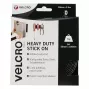 VELCRO Klettband Extra Stark Selbstklebend, Haken & Flausch 50mm x 2.5m Schwarz