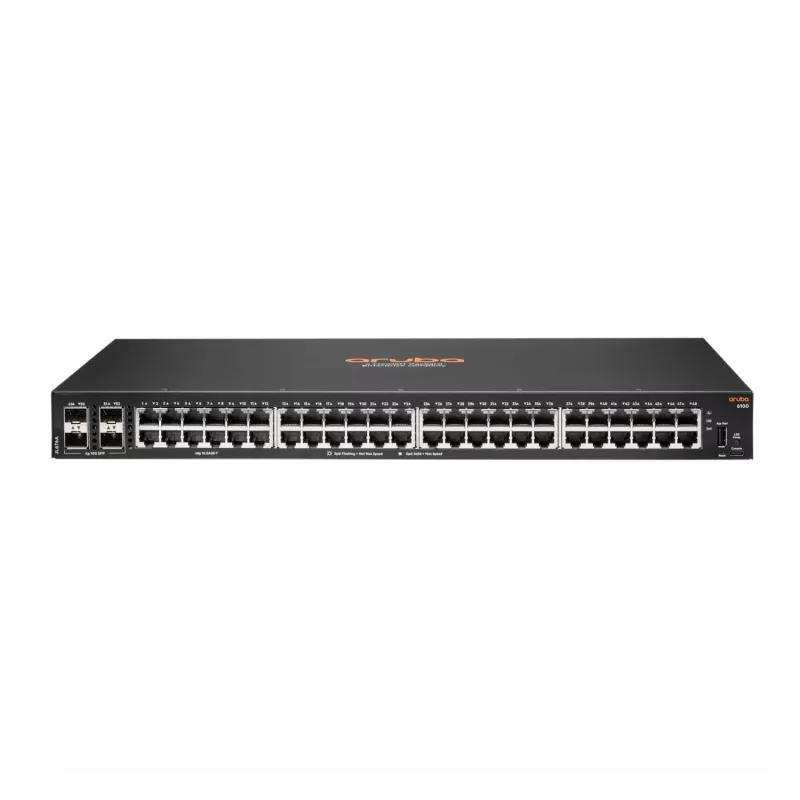 Przełącznik zarządzalny HPE Aruba 6100 48G 4SFP+