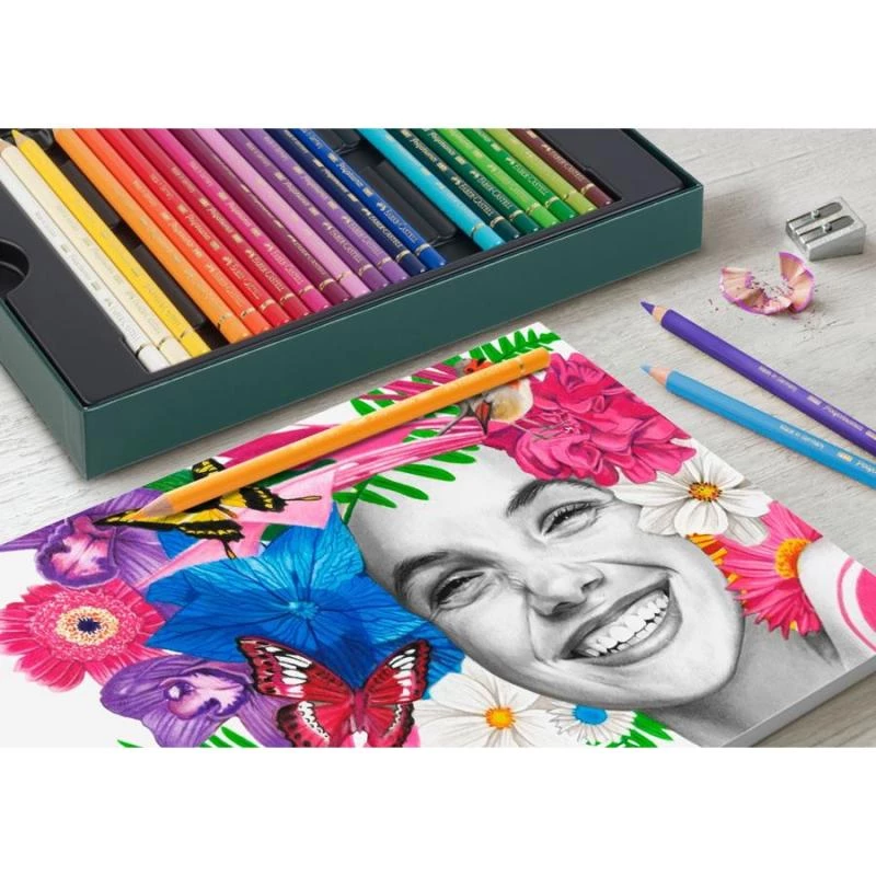Kredka olejna Faber-Castell Polychromos & Pitt Graphite Matt Zestaw 38 szt. Wielokolorowy