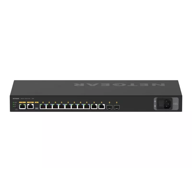 NETGEAR M4250-10G2XF-PoE+ Zarządzalny przełącznik L2/L3 Gigabit Ethernet (10/100/1000) Power over Ethernet (PoE) 1U Czarny