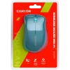 CANYON MW-11, 2.4 GHz Wireless mysz ,with 3 buttons, DPI 1200, bateria:AAA*2pcs ,Blue67*109*38mm 0.063kg