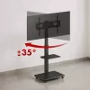 Stojak podłogowy pod TV ergo office ER-304 B, maks. obciążenie 50 kg, VESA 600x400
