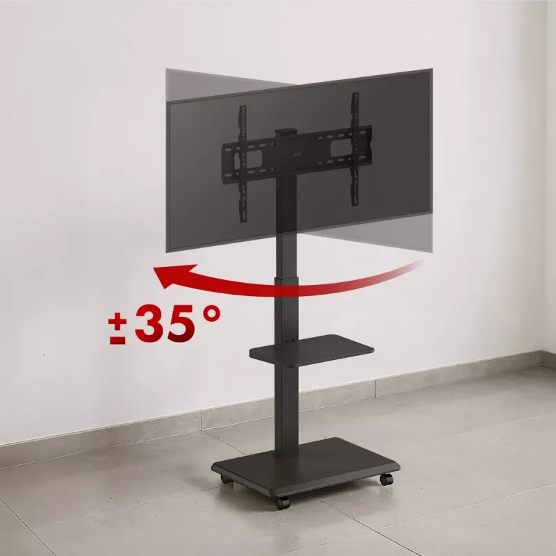 Stojak podłogowy pod TV ergo office ER-304 B, maks. obciążenie 50 kg, VESA 600x400