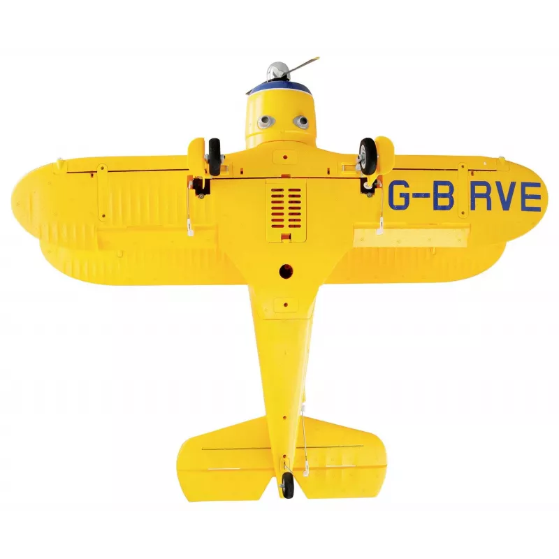 Samolot RC Amewi AMXFlight Beech D17s 3D/6G RTF — żółty, model gotowy do lotu