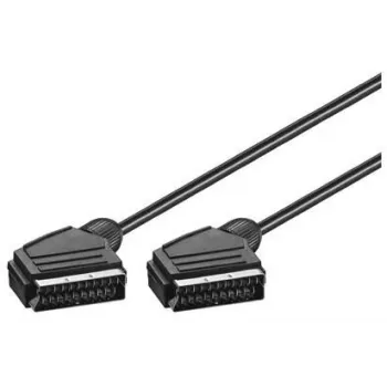 Kabel Tecline 1,5 m Scart - Scart SCART (21-pin) Czarny