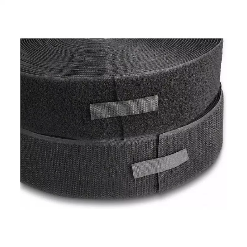 DeLOCK Wytrzymała taśma rzepowa 25 m x 50 mm czarna