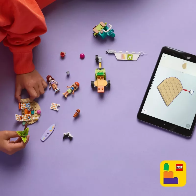 LEGO FRIENDS 42641 Przygoda z psami surfingowymi i hulajnogą