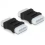 Adapter złącza DeLOCK 65044 4-pin Molex Czarny