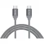 Kabel USB Nevox 1654 USB 2.0 2m USB C Szary Srebrny