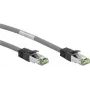 Kabel krosowy Goobay CAT 8.1, S/FTP (PiMF), szary, 15 m - LSZH bezhalogenowy, miedź AWG 24 (55142)